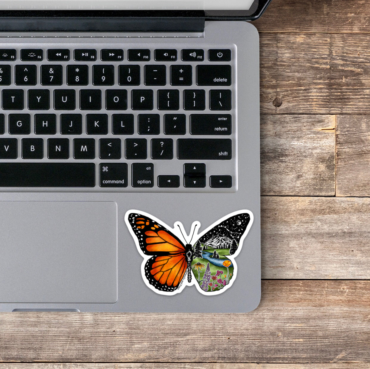 Monarch Butterfly Sticker