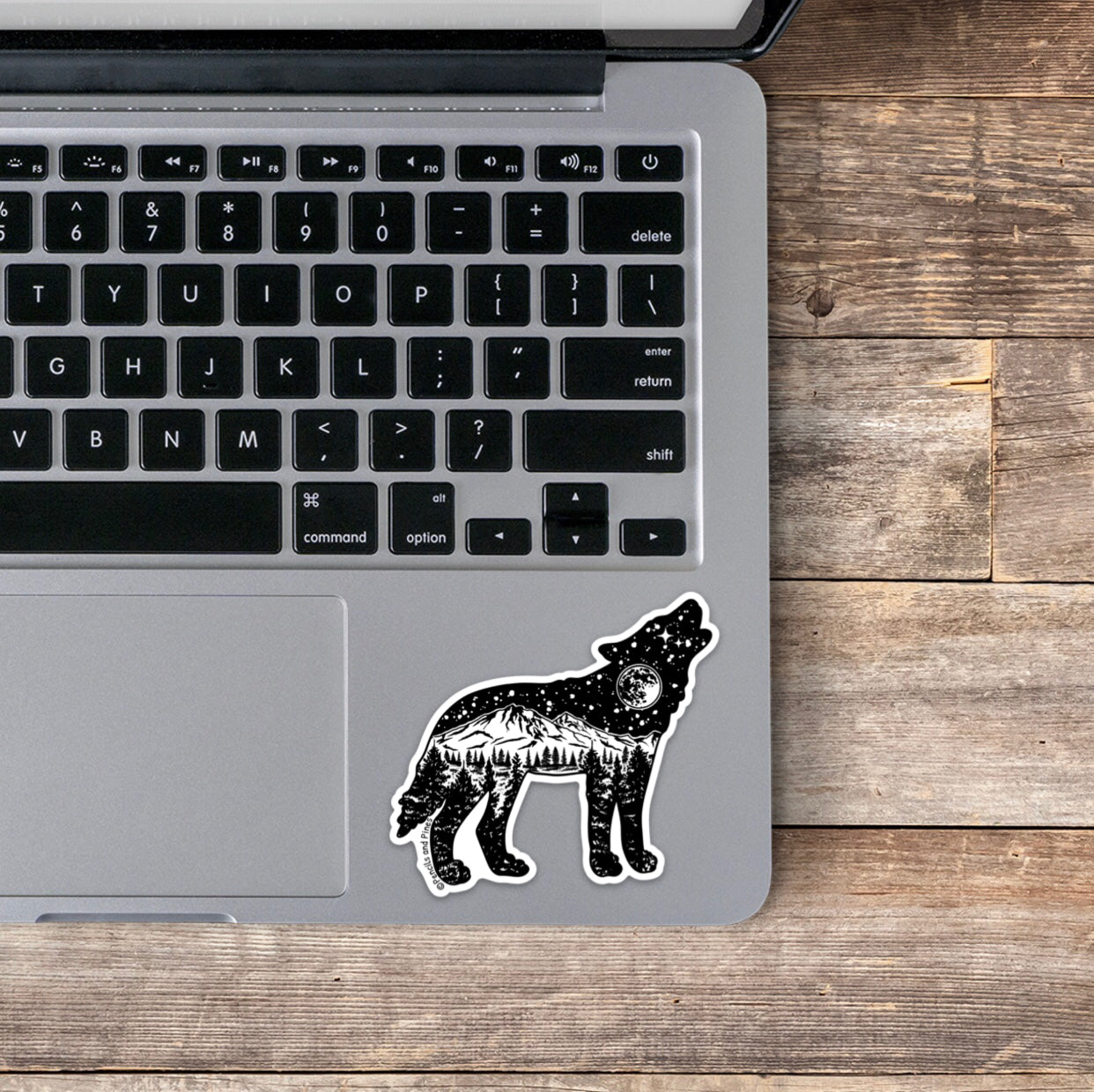 Howling Wolf Sticker