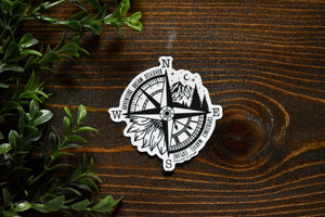 Adventure Compass Sticker