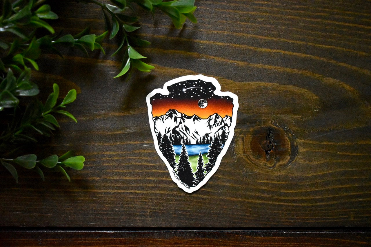 Mountain Valley Arrowhead Sticker