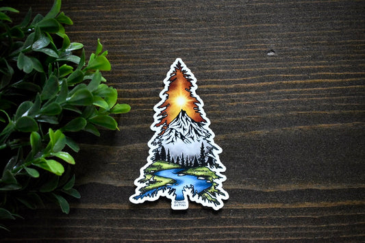 Pine Tree Sticker