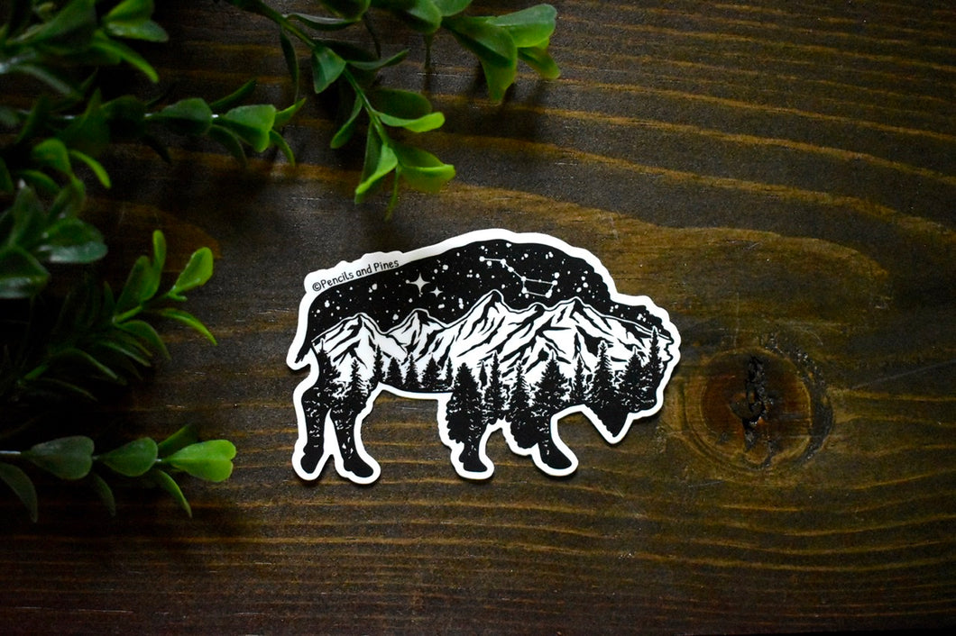Wild Bison Sticker