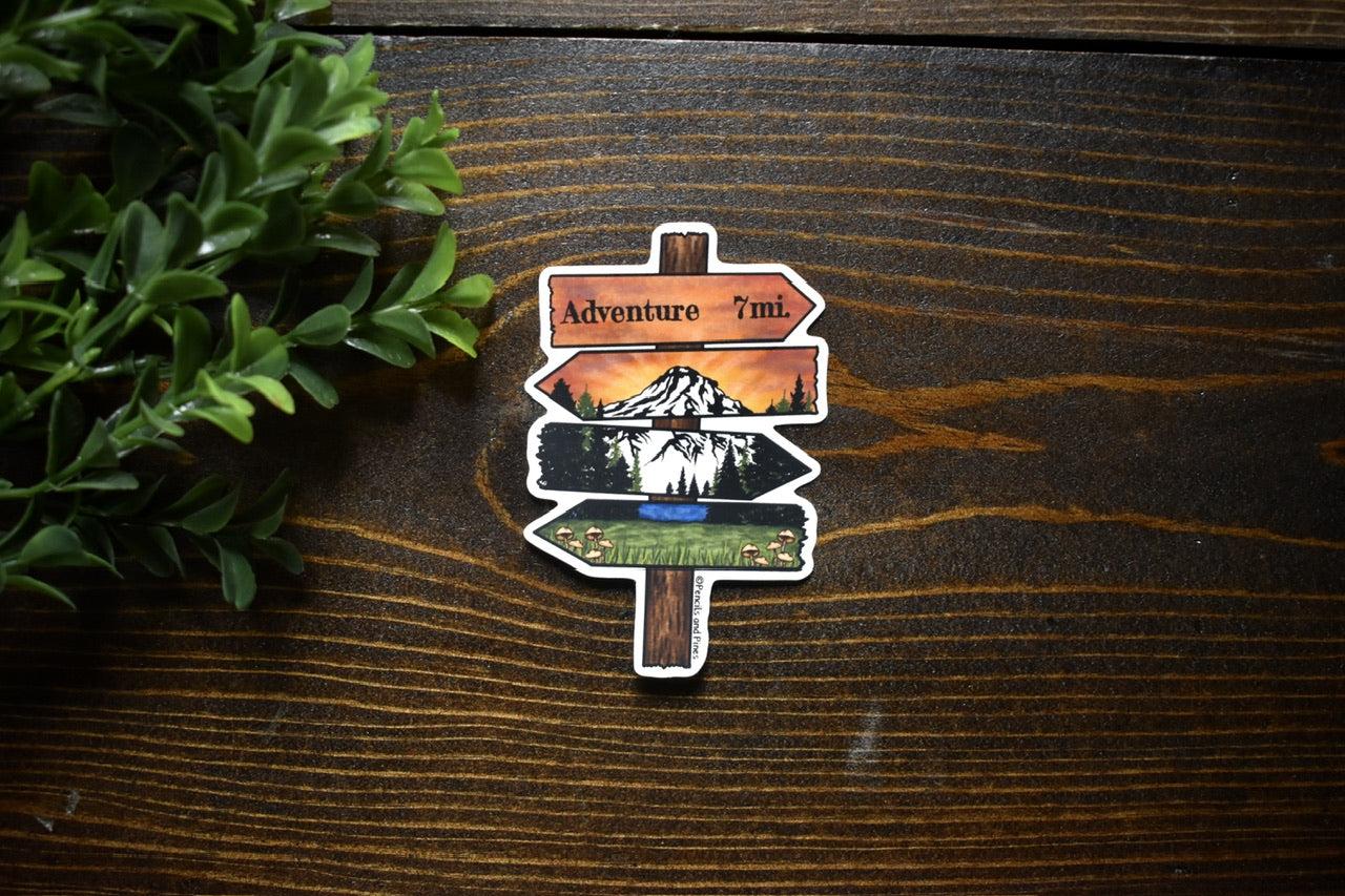 Adventure Trailhead Sticker