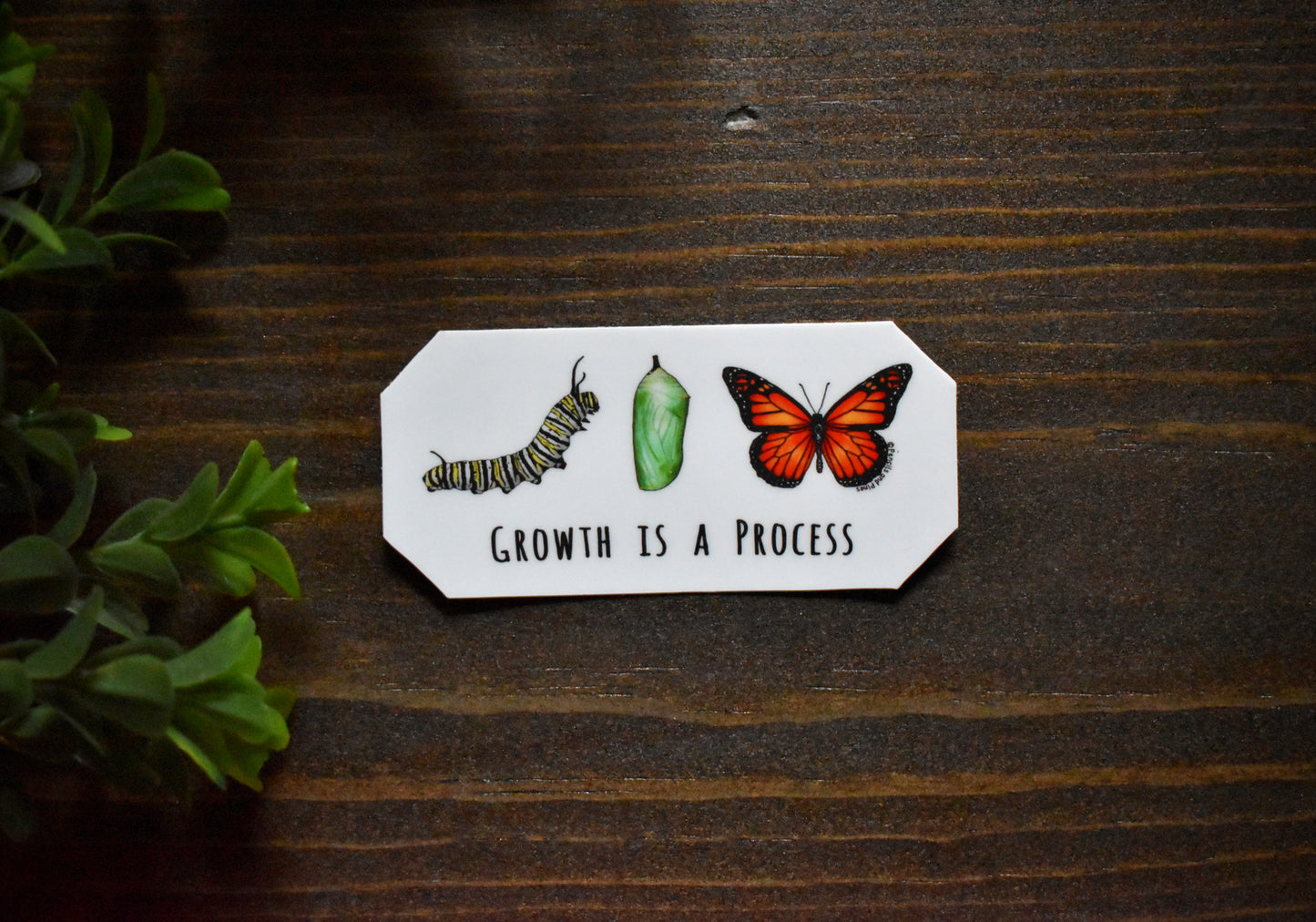 Growth Is A Process Sticker