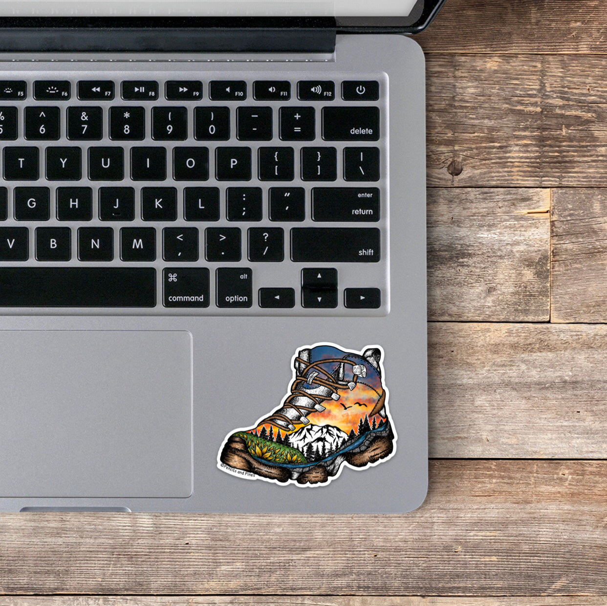 Hiking Boot Sticker