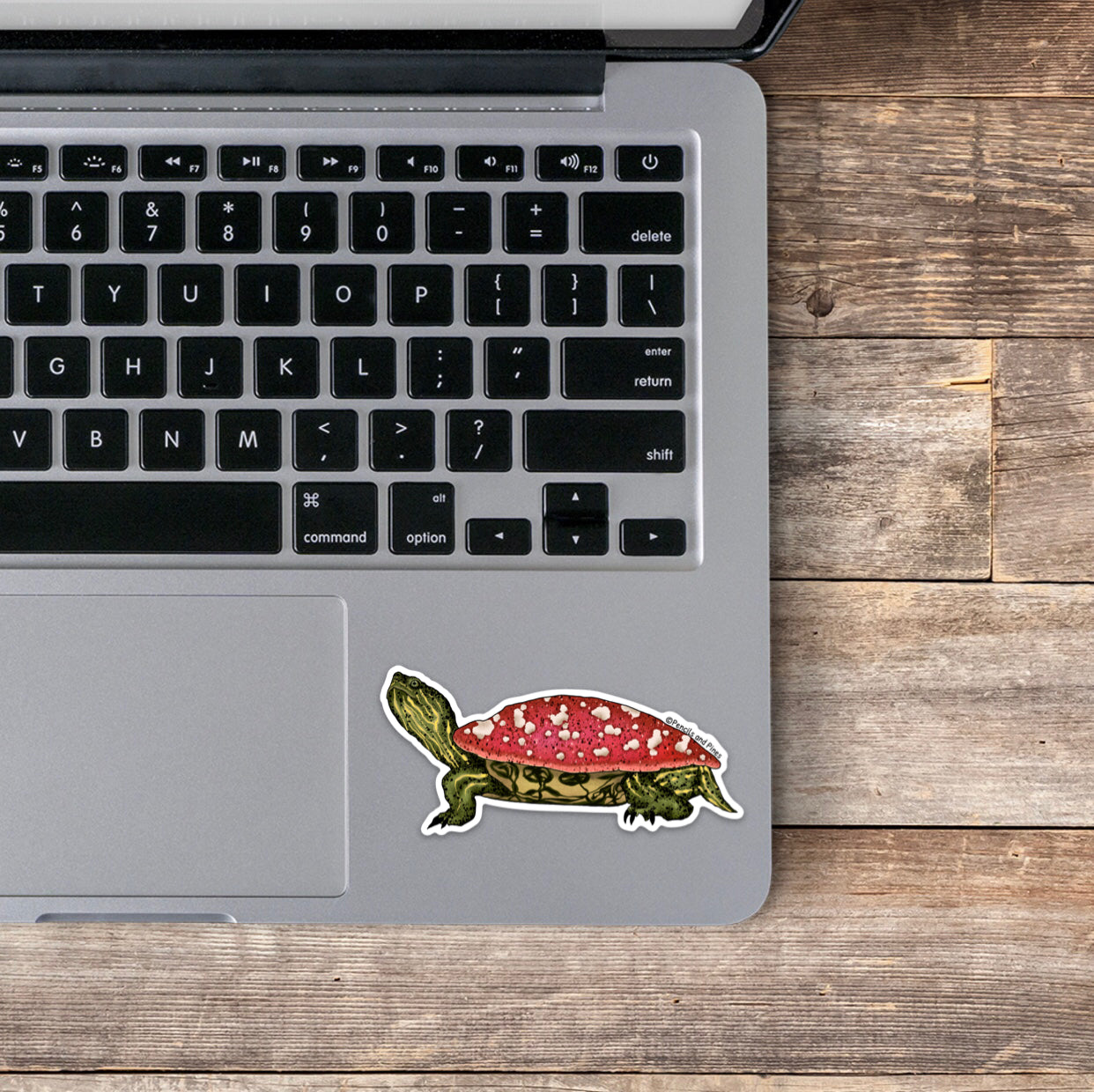 Mushroom Turtle Sticker