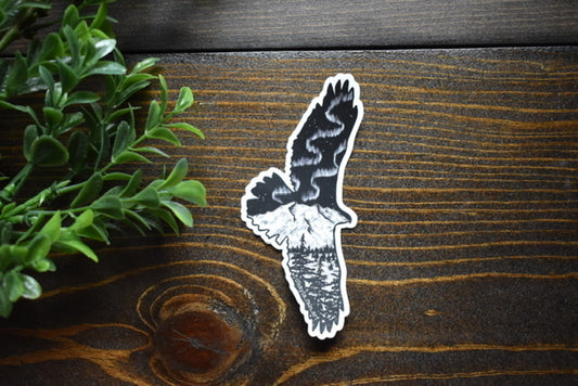 Wholesale Northern Lights Eagle Sticker