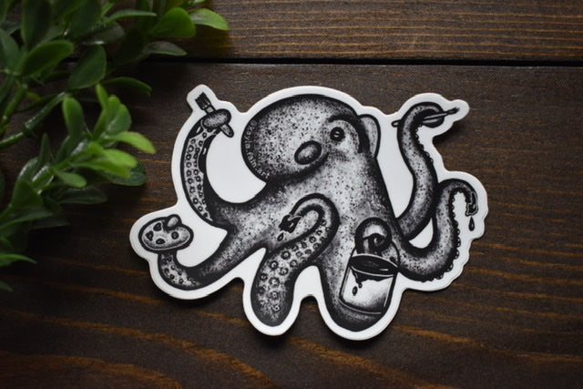 Wholesale Octopaint Artist Sticker