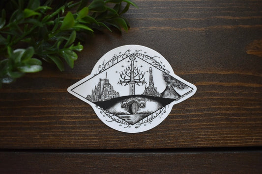 Middle Earth Sticker