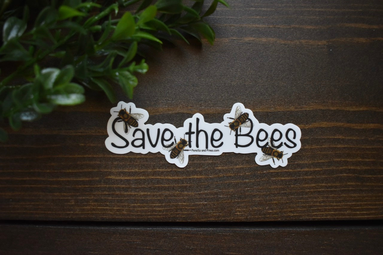 Save the Bees Sticker