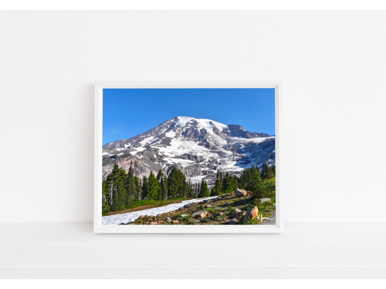 Mt. Rainier Morning print