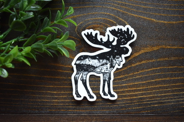 Wholesale Moose in the Mountains Sticker