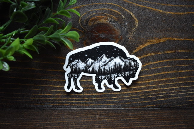 Wholesale Wild Bison Sticker