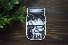 Load image into Gallery viewer, Wholesale Mason Jar Night with Nature Sticker
