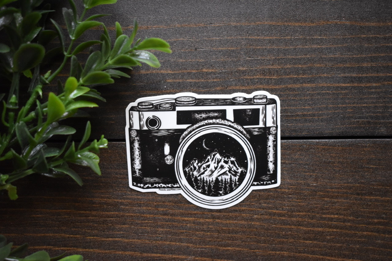 Capturing Nature Sticker