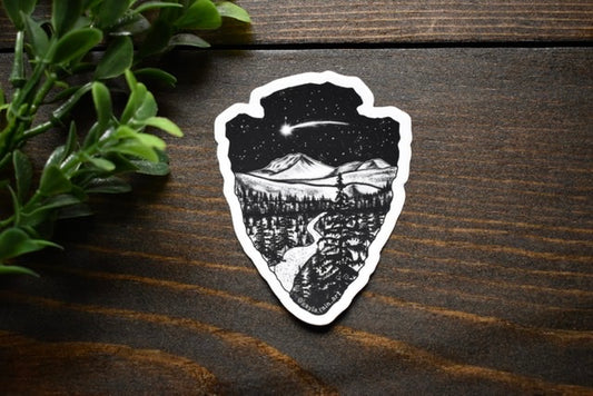 Wholesale Mountain Valley Arrowhead Sticker