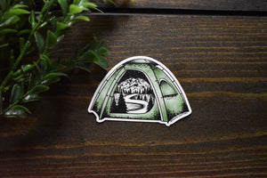 Camping Tent Sticker