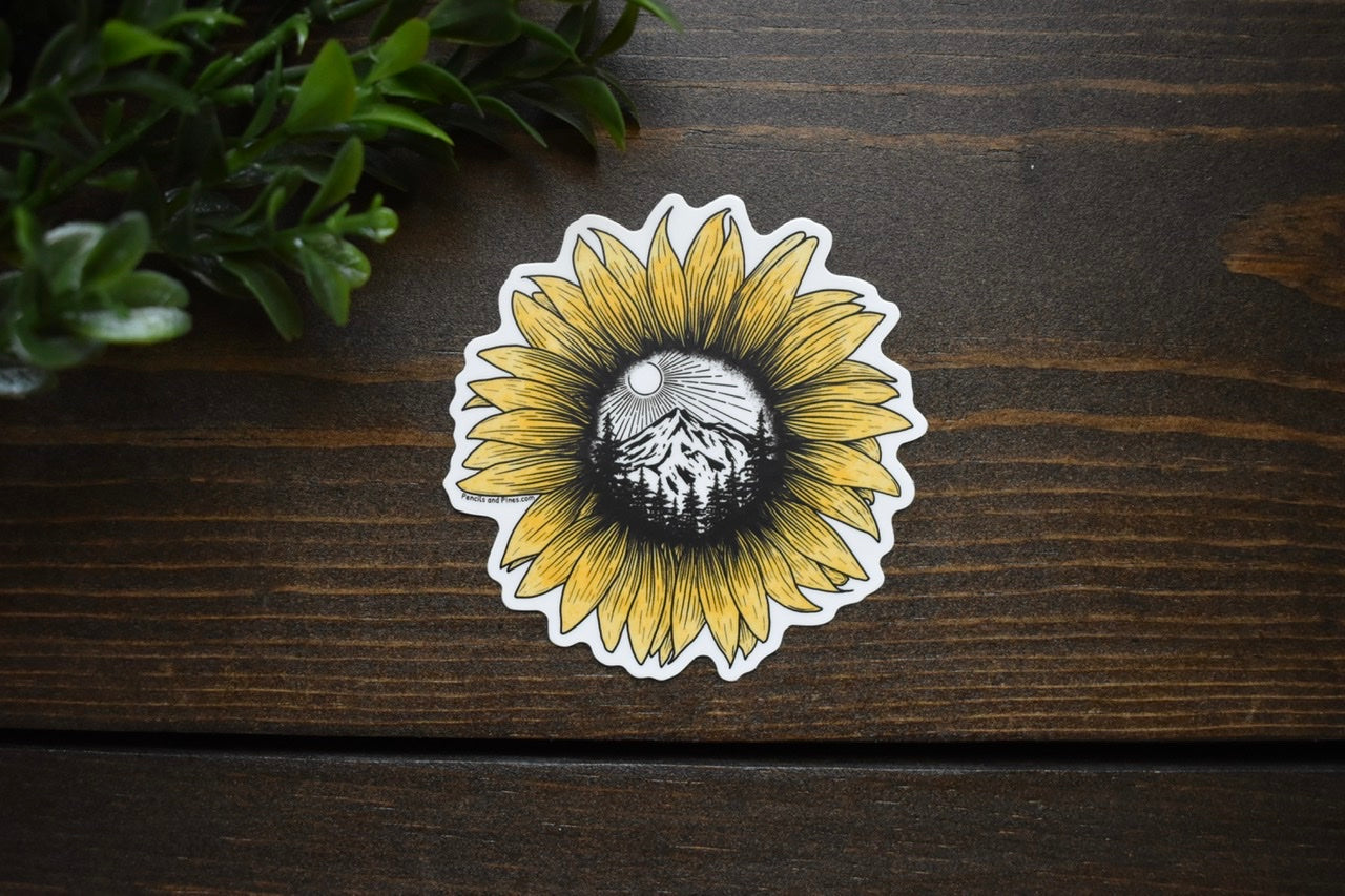 Sunflower Sticker